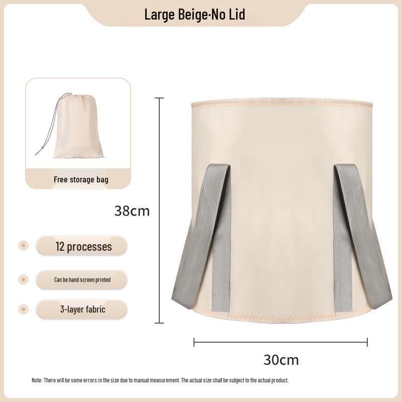 Foldable Insulated Foot Bath Bucket - Large Capacity Travel Basin