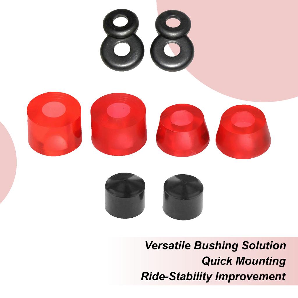 Skateboard Bushings 16mm Diameter Replacement Parts Skateboards Shock Pad Bracket Bushings for Street Park Downhill Trick