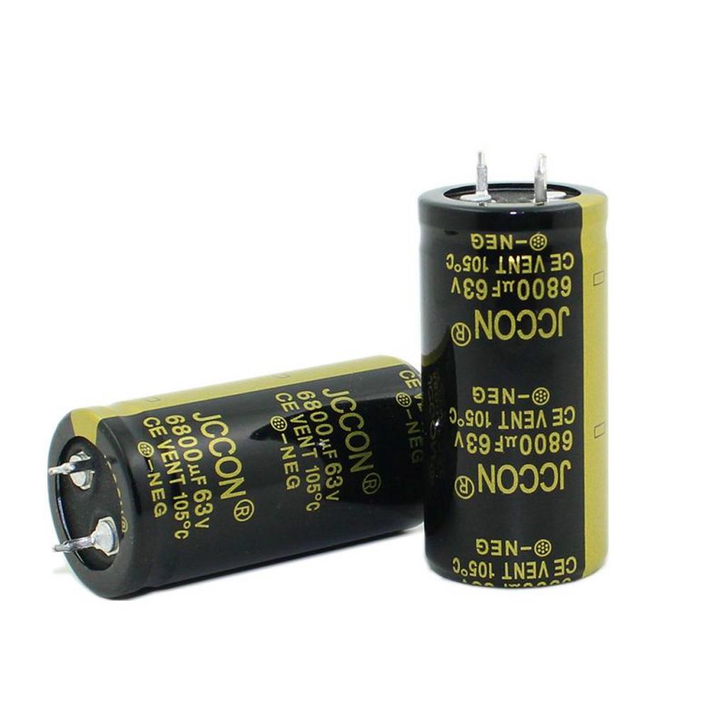 63V 6800uF Radial Lead Aluminum Electrolytic Capacitors For Repairing LCD TVs and Consumer Electronics 25x50mm