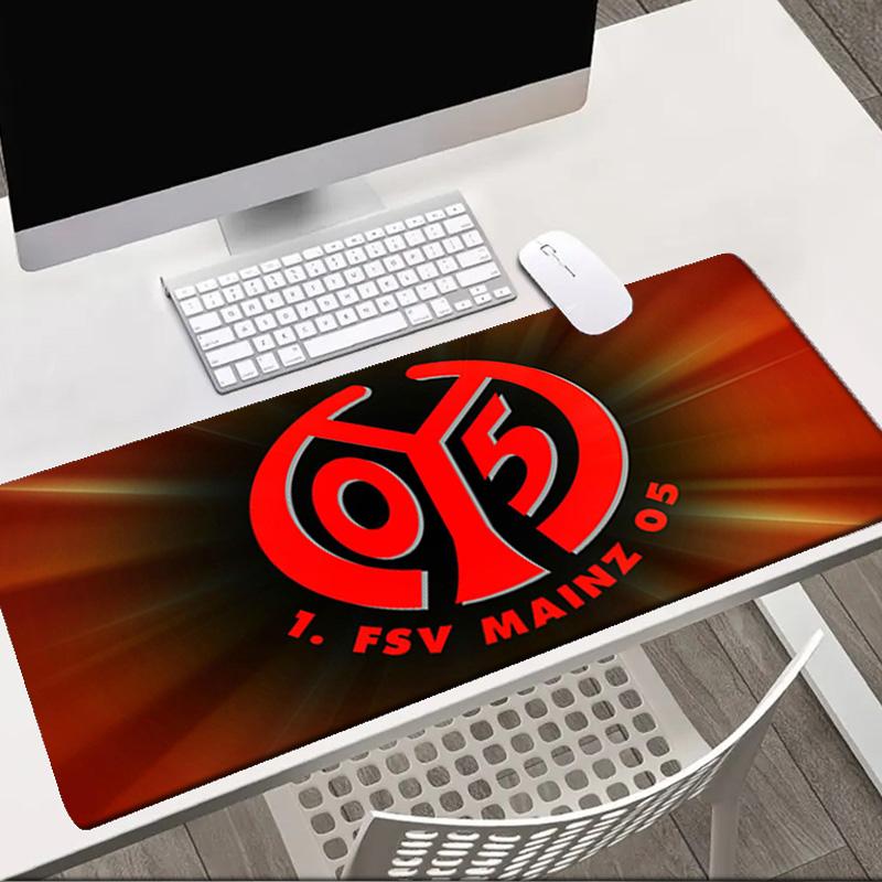 Red Emblem FSV Mainz Mouse pad Office Desk Mat, Gaming Mouse Pad Mousepad, keyboard pad,Heavy-Duty Non-Slip Rubber Backing, Gift