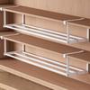 Organizer 15.7-27.6 In Shoe Rack Hanging Adjustable Shoe Storage Retractable Multifunctional Under Cabinet Shelf Entryway