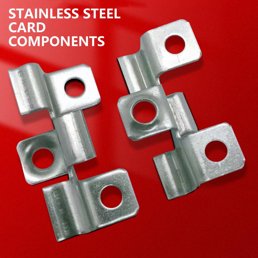 100pcs Decking Clip Stainless Steel Fastening Set for Composite Deck Boards With Hide T Clip and Sturdy Screws