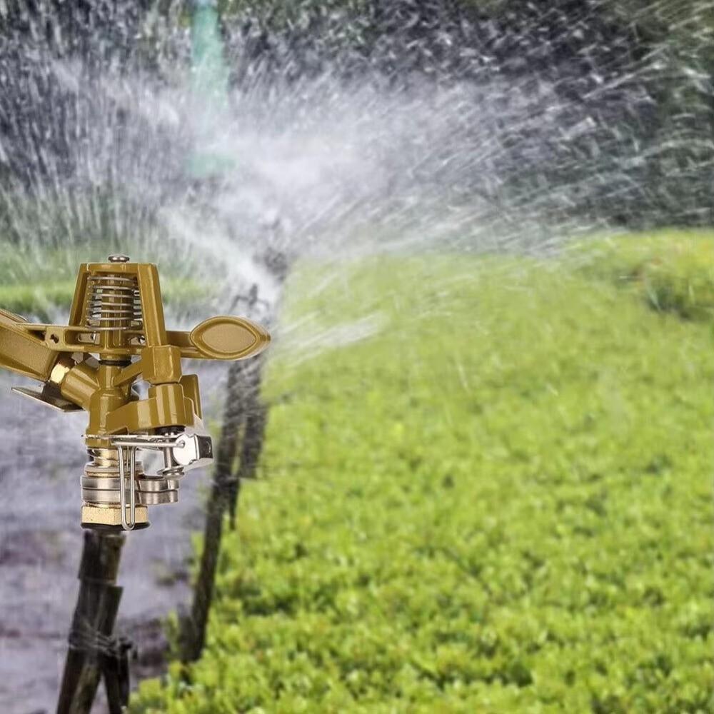 360° Rotation Impact Sprinkler Head Garden Spray Nozzle  for Irrigation Watering Spraying