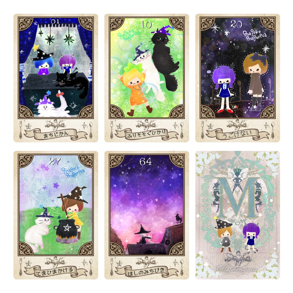 Majoko Majorica Oracle Cards Socks Cat 72 cards with Japanese commentary [Genuine]