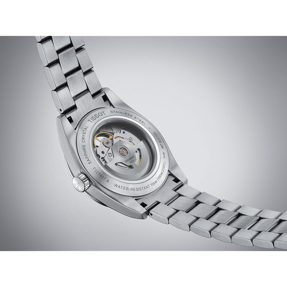 Tissot Gentleman Bracelet Watch T1274071103101 Men's Silver Dial Stainless Steel
