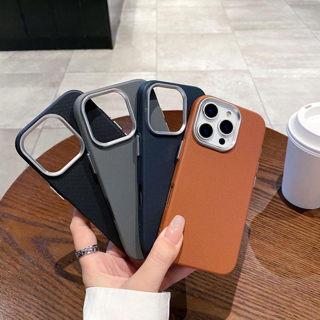 New Woven Pattern Compatible with iPhone 17 Pro Max Phone Case Apple 16 Solid Color 14/15 Simple Silicone Case