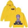 Straight Fit Printed Hoodie Unisex Streetwear Casual Sweatshirt