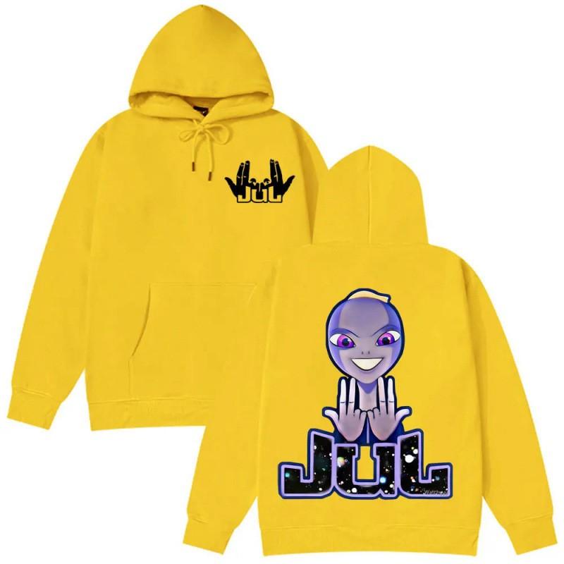 Straight Fit Printed Hoodie Unisex Streetwear Casual Sweatshirt