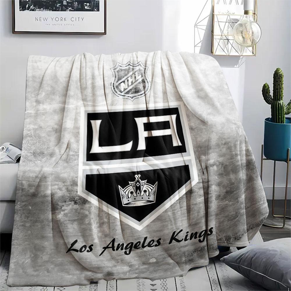 LA Kings Printed Flannel Blanket, soft throw for bedroom sofa, washable, Christmas present, great gift.