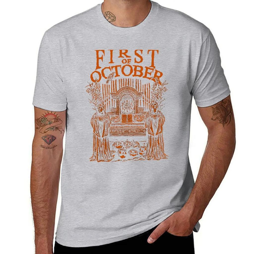 First Of October T-Shirt Graphic T Shirts Plus Sizes Baggy Shirts Tshirts for Men