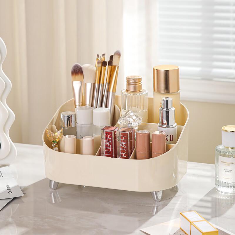 Divided Dustproof Desktop Cosmetic Storage Box