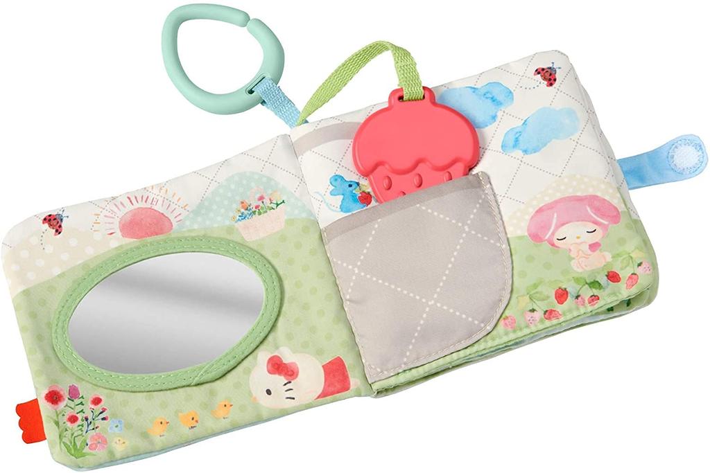 Fisher Price Sanrio Baby Fluffy Cloth Picture Book [Ages 0+] [Educational Toy] [Cloth Toy] [Teething] GXC11