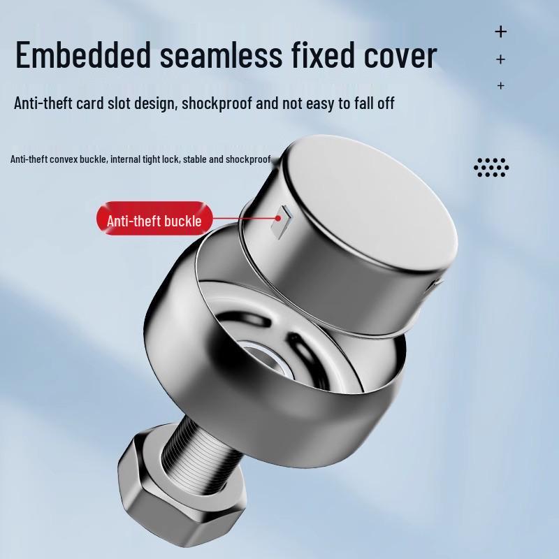 

Stainless Steel Anti-Theft License Plate Mounting Screws and Nuts License Plate Fixing Nut 1 Set [4 Pieces]