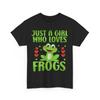 Kawaii Frog Just A Girl Who Loves Frogs Amphibians Women Girls Cute Shirt