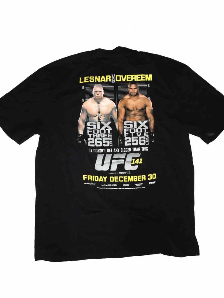 

UFC 141 Брок Леснар проти Оверіма Офіційна унісекс футболка XL