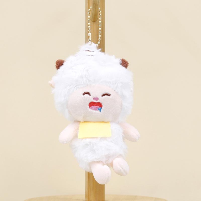 Sweet Soft And Plush Sheep Keychain Charming Lamb Doll For Accessories Girls