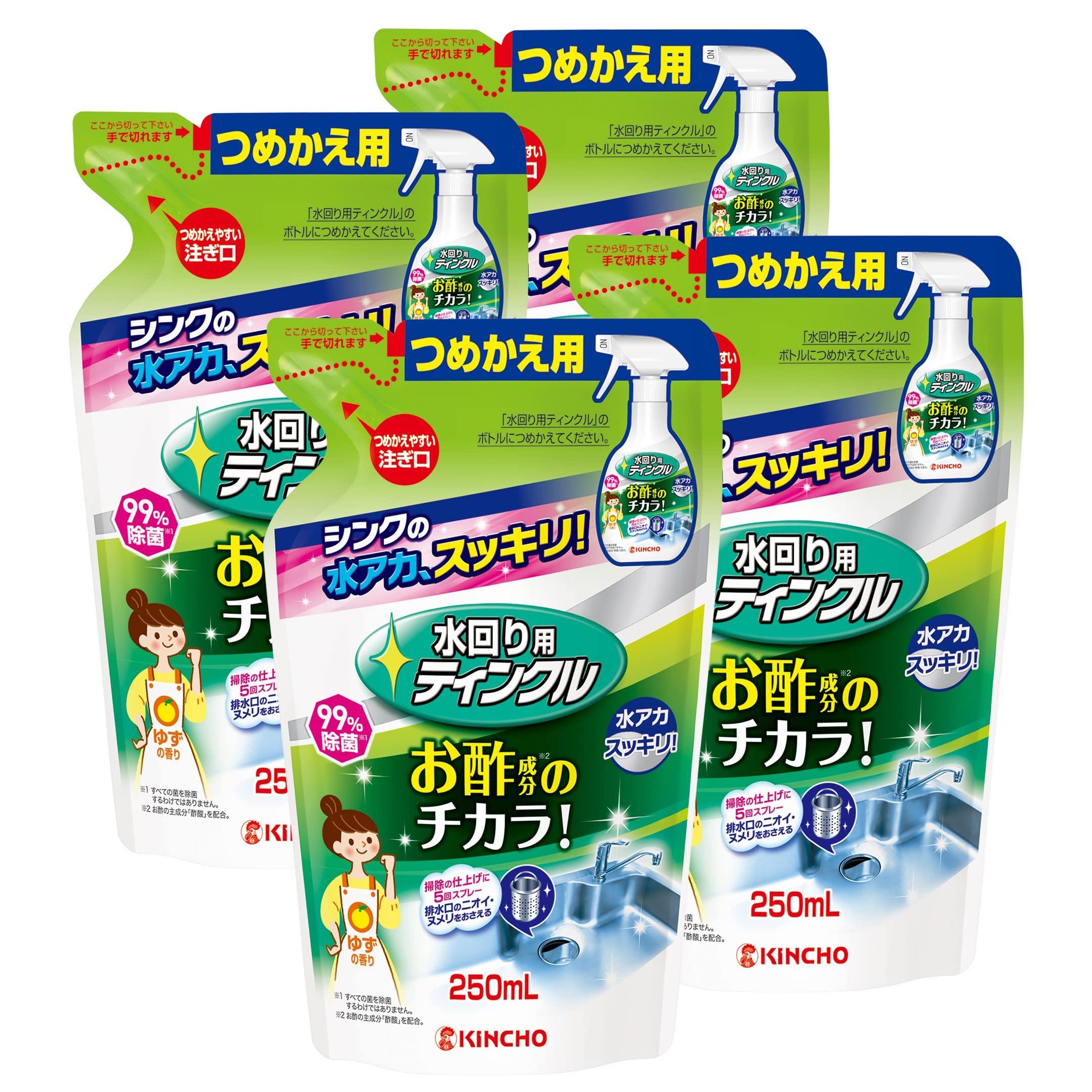 

Сменный блок дезодоранта Dainippon Pyrethrum Tinkle Plus V для сантехники 250 мл x 4 шт. [Оптовая закупка]