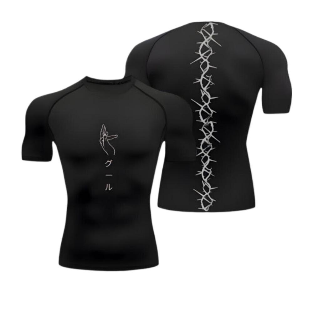Xin nan zhuang Kaneki Compressieshirt | Ken Kaneki, Tokyo Ghoul, Anime, Gym, Sportkleding, Anime Shirt, Spier shirt, Compressies M