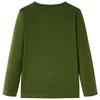Children's Long-sleeved T-shirt Dark Khaki 92/104/116/128/140