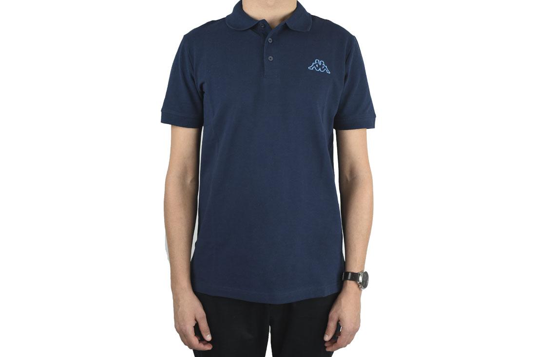 Kappa Polo Peleot, T-shirt blu scuro da uomo