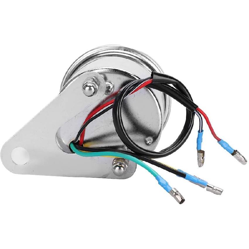 Motorcycle Tachometer 0-13000rpm/min Electronic Tach Meter Gauge LED Display for DC 12V Motorcycle