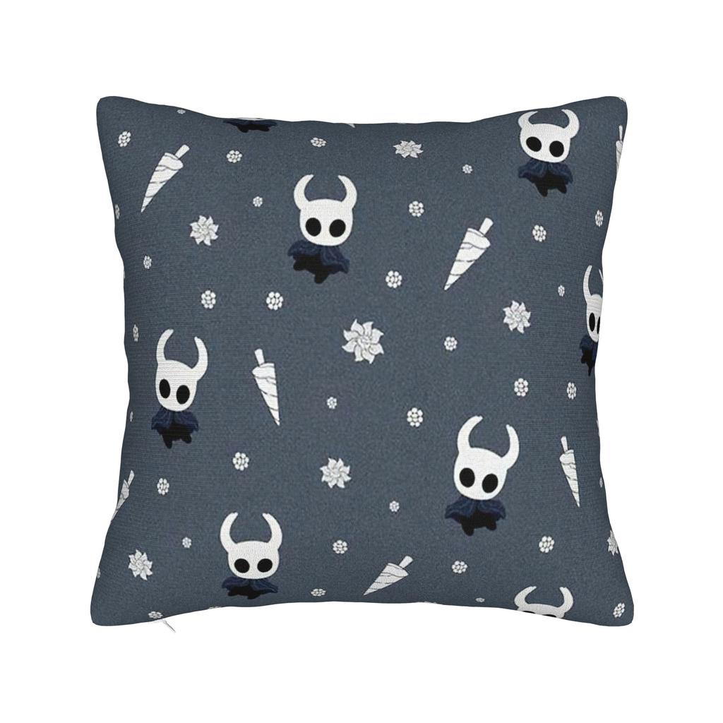 Hollow Knight Quadratische Kissenbezüge Polyester Auto Action-Abenteuer Kissenhülle Kreative Dekor Kissenbezug 4545