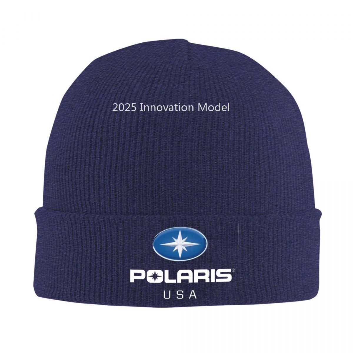 

Polaris Logo Warm Knitted Cap Hip Hop Bonnet Hat Autumn Winter Outdoor Beanies Hats for Men Women Adult One Size