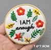 Love Nature Patch Magic Mushroom Embroidery Patches For Clothing Diy Iron-On Stickers Appliques Flowers Stripes
