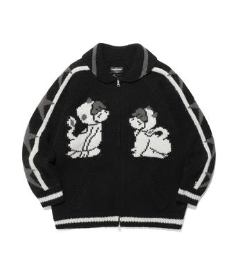 Niceghostclub Devil Cowichan Sweater_Black(Ng2Ffuk680A)
