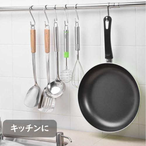 S-shaped hooks, S-shaped hooks, general-purpose hooks, rust-resistant, stainless steel, non-slip, hanging hooks, glossy surface, suitable for closets,