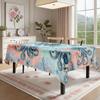 Ocean Octopus Rectangle Table Cloth for Table Decor Kitchen Dining Waterproof Reusable Tablecloth for Tables Indoor Outdoor