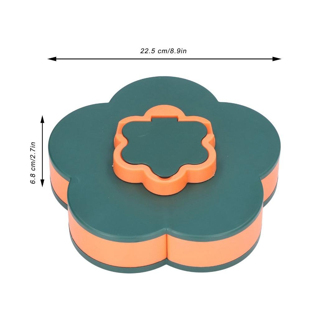 Multi-layer Candy Tray Flower Shape Nut Plate Elegant Dry Fruit Box  Snack Storage Single layer