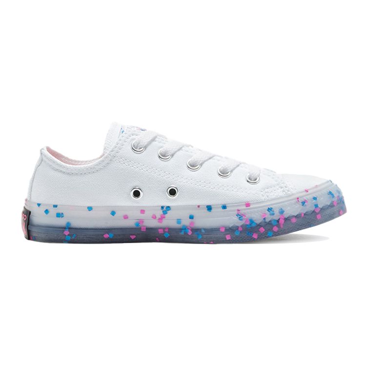 Converse Chuck Taylor All Star Comfortable Low-Top Sneakers Bright White Kids Sneakers 670174C