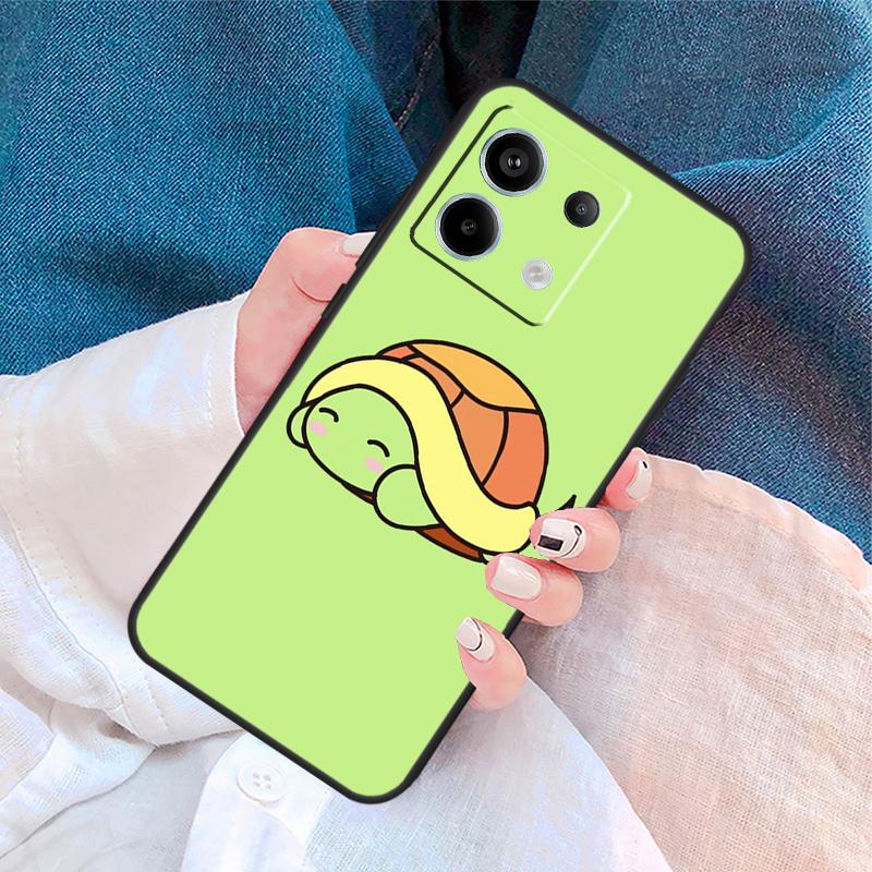 Cartoon Sea Turtle Tortoise Cover For Xiaomi Redmi Note 14 Pro 13 12 11 9 10 9S 10S 11S 12S Redmi 10C 12C 13C 14C Case