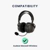 kwmobile 2x Replacement Ear Pads for Audeze Maxwell Wireless Cushioned PU Black - Leather,