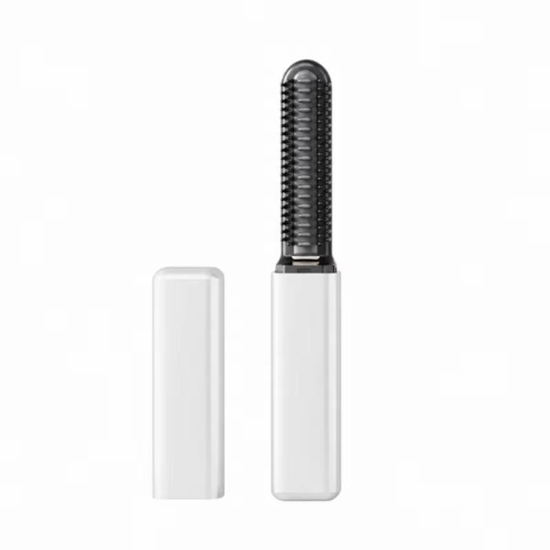 Mini Portable Straight Hair Comb Set Wireless Charging Curling Iron Fast Heating Lightweight for Office Travel Bangs Touch Up