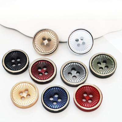 Harzknopfhemd, Dünnkantige Vierlochknöpfe, Kinderknöpfe, Hochwertige Strickjacke, Pulloverknöpfe.