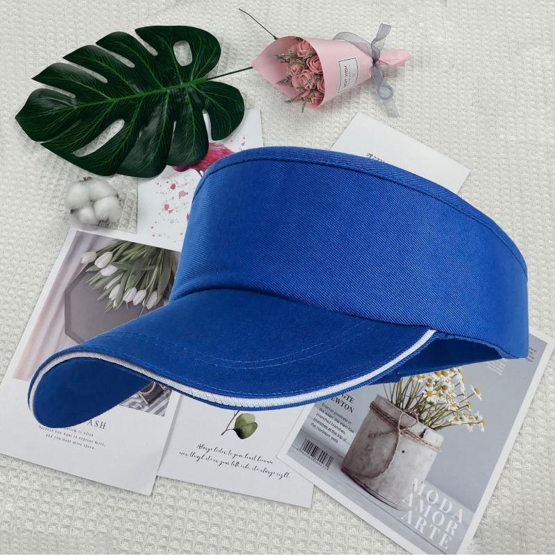 Pure cotton empty top hat printed sun hat topless parent-child hat group printing