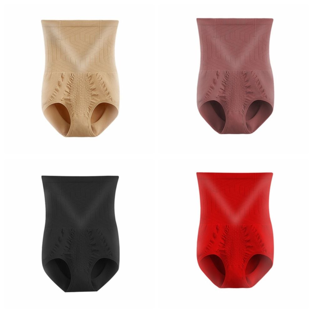 High Waist Postpartum Body Shapers Shapewear Slimming Underpants Elastic Seamless Underwear  Ladies