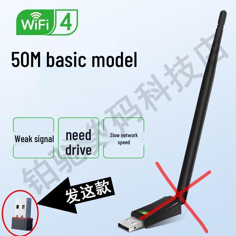 

WiFi6 USB Wireless Network Card: Driver-Free Portable Transmitter & Receiver for Desktop/Laptop