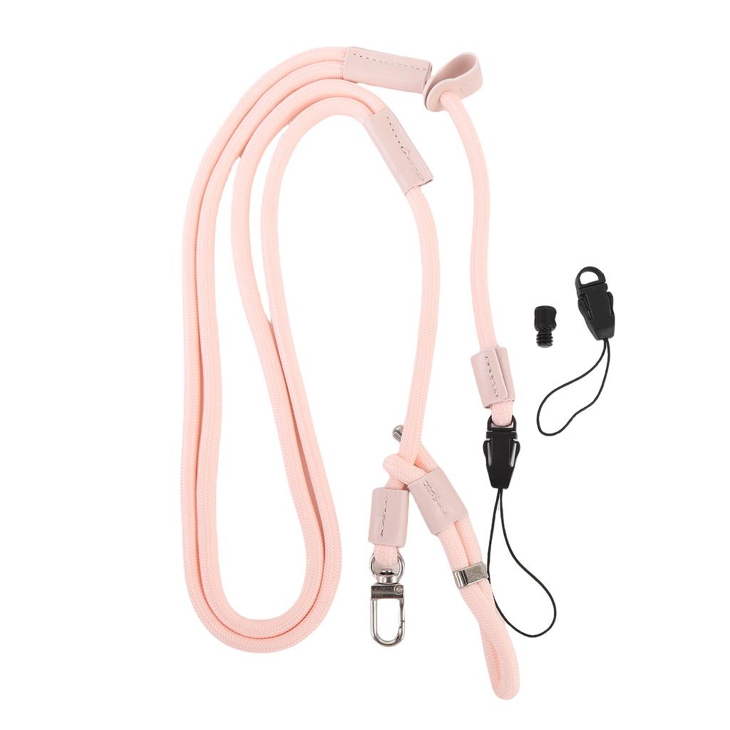 Pocket Camera Lanyard Double Ended Adjustable Neck Hanging Strap for Pocket 3 Pink