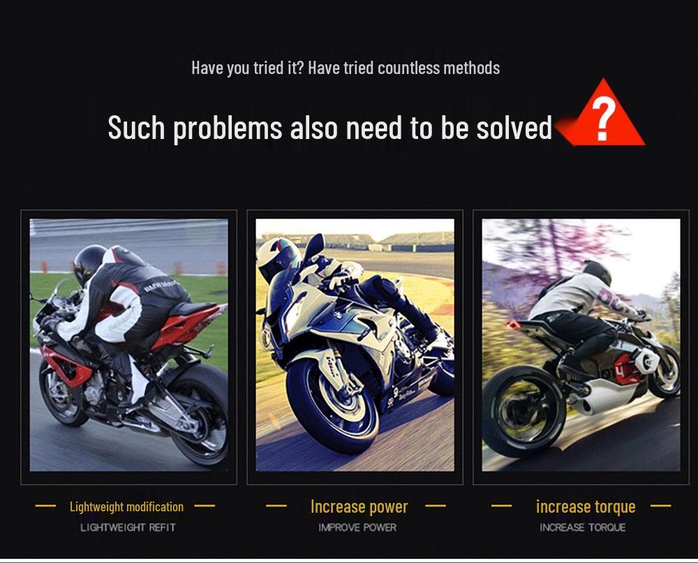 BMW S1000RR (15-16) Carbon Fiber Mid-Section Tail Exhaust Pipe Mod