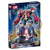 LeWan LW7013-14 Wasp Car Transformer Robot Model Assembly Building Blocks Toy