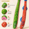 Cat Interactive Teaser Stick 1Pcs Crinkle Paper Catnip Plush Fish Toy Soft Bite Resistant Soothes Anxious Cats for Home Play