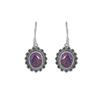Purple Copper Turquoise Silver Pendant Earring Set, 925 Sterling Silver Handmade Jewelry, Silver Women Jewelry, Gift For Her An0451-310