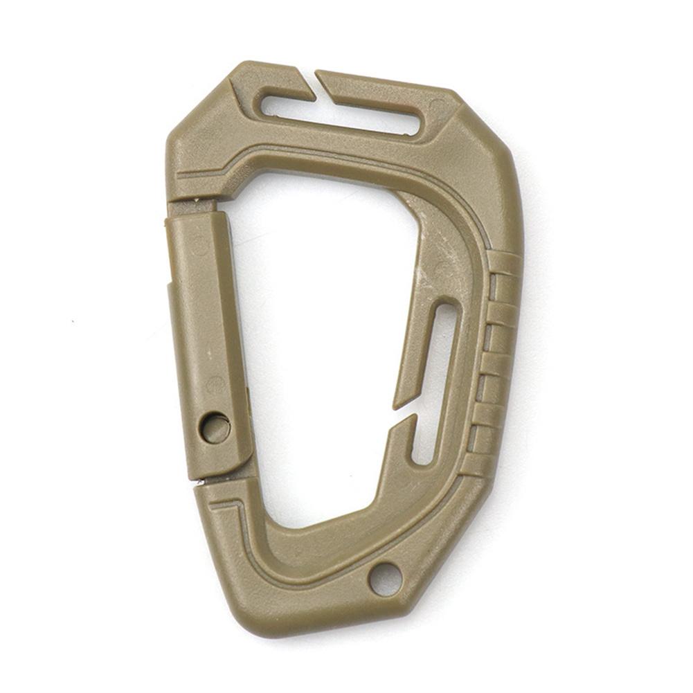 D-förmiger Karabiner Leichte POM-Kunststoff-Schnalle Rucksack Schlüsselanhänger Outdoor-Karabiner