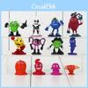 12 Pcs Pac-man And The Ghostly Adventures Action Figures Set Featuring Vibrant Colors
