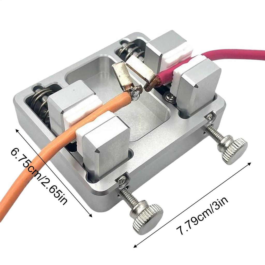 Heavy Duty Aluminum Welding Fixture Soldering Holder Heat-Resistant Jaw Adjustable Solder Station Welding Wire Clamp Tool