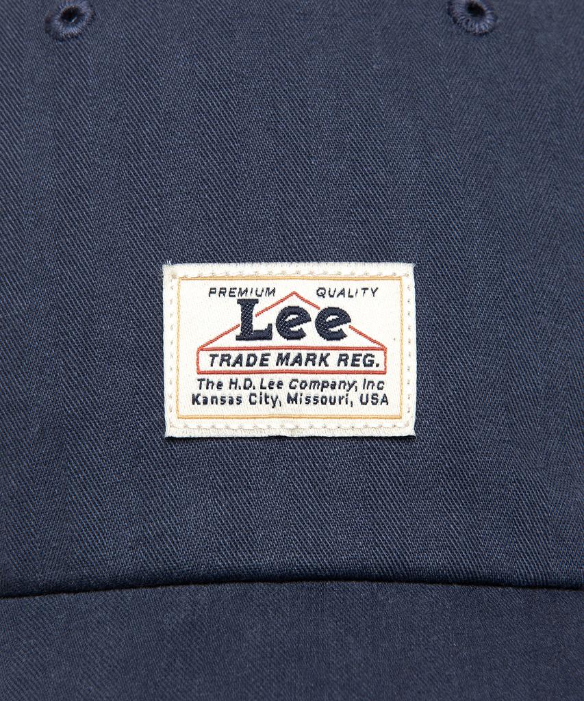 LEE Herringbone House Label Half-Curve Ball Cap Purple