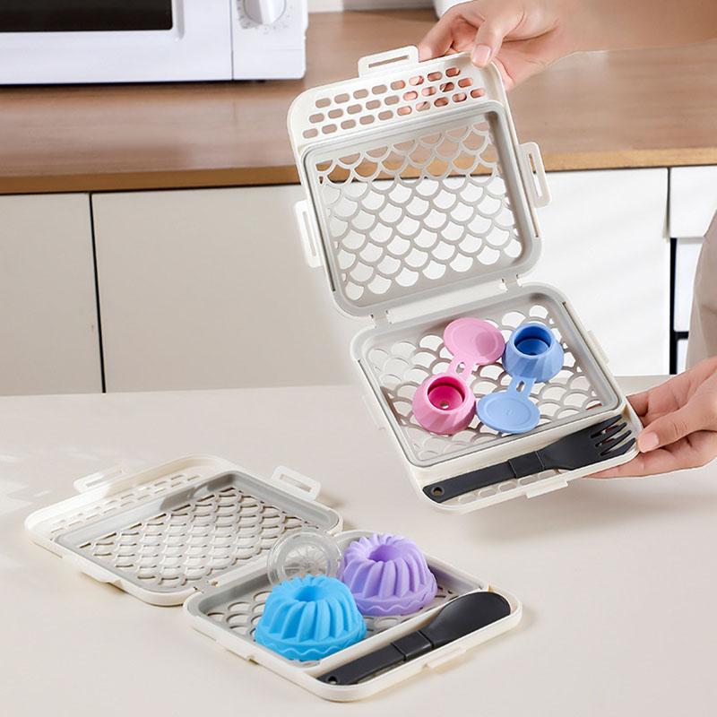 Silicone Mesh Box Dishwasher Cutlery Basket Bottle Parts Storage Baskets Storage Basketss Utensil Baby And Toy Accessories